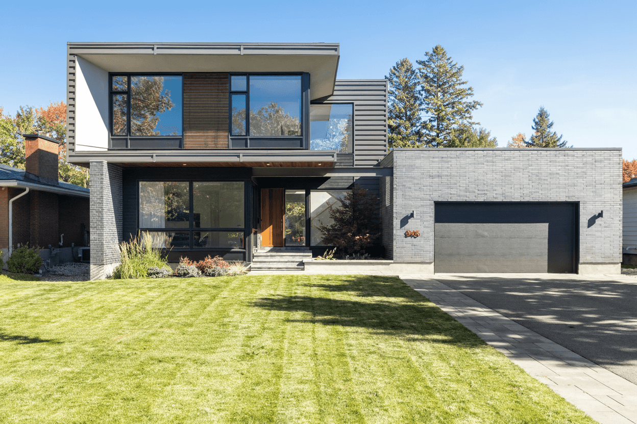 Property photo with tree removed